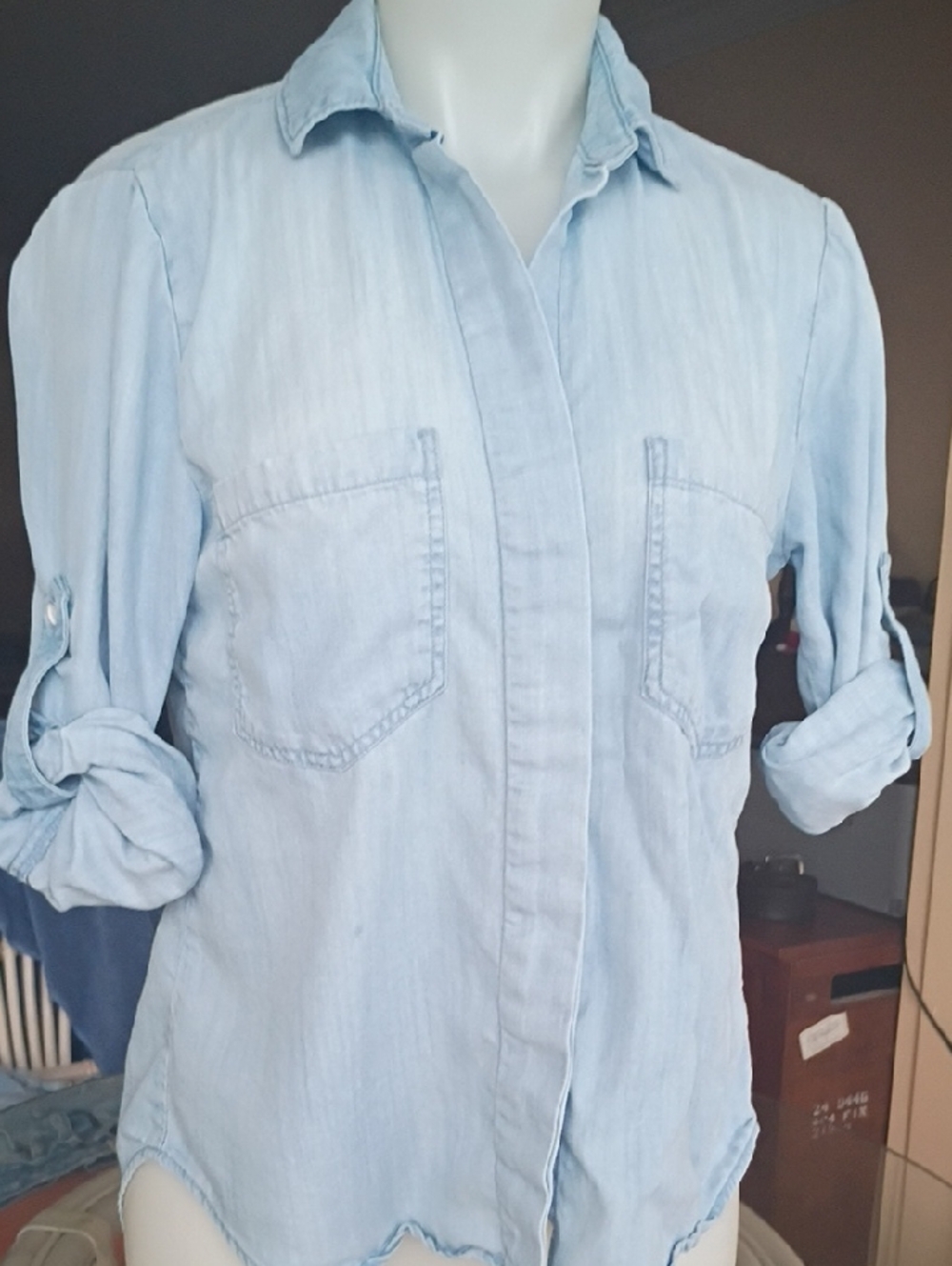 cloth & stone Light Blue Denim Shirt